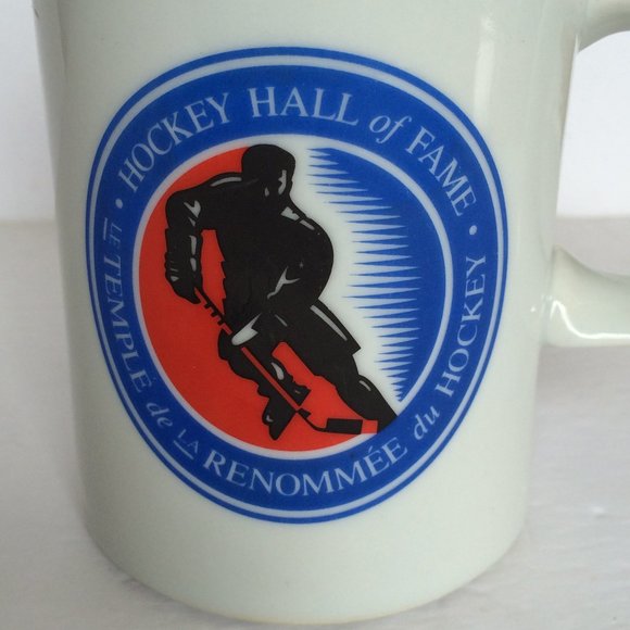 Hockey Hall of Fame HHOF Coffee Mug White French English Danesco Ceramic 8 oz - Picture 5 of 9